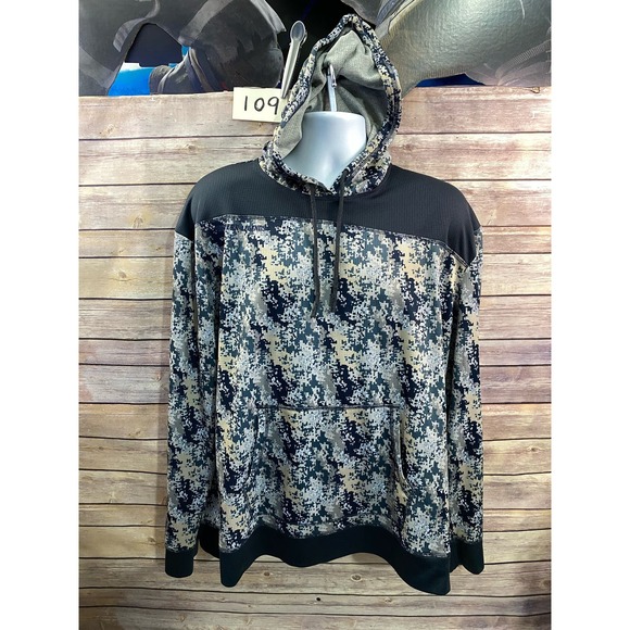 Southern Legends Jacket Mens XXL Light Gray Windbreaker Lightweight Hood camo - Picture 1 of 10